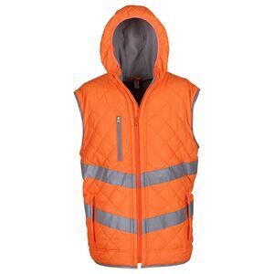 Yoko Unisex Adult Kensington Hi-Vis Vest / Orange